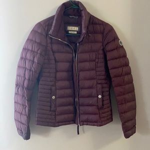 Light Burgundy down coat